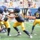 WVU Football QB Max Brown during scrimmage