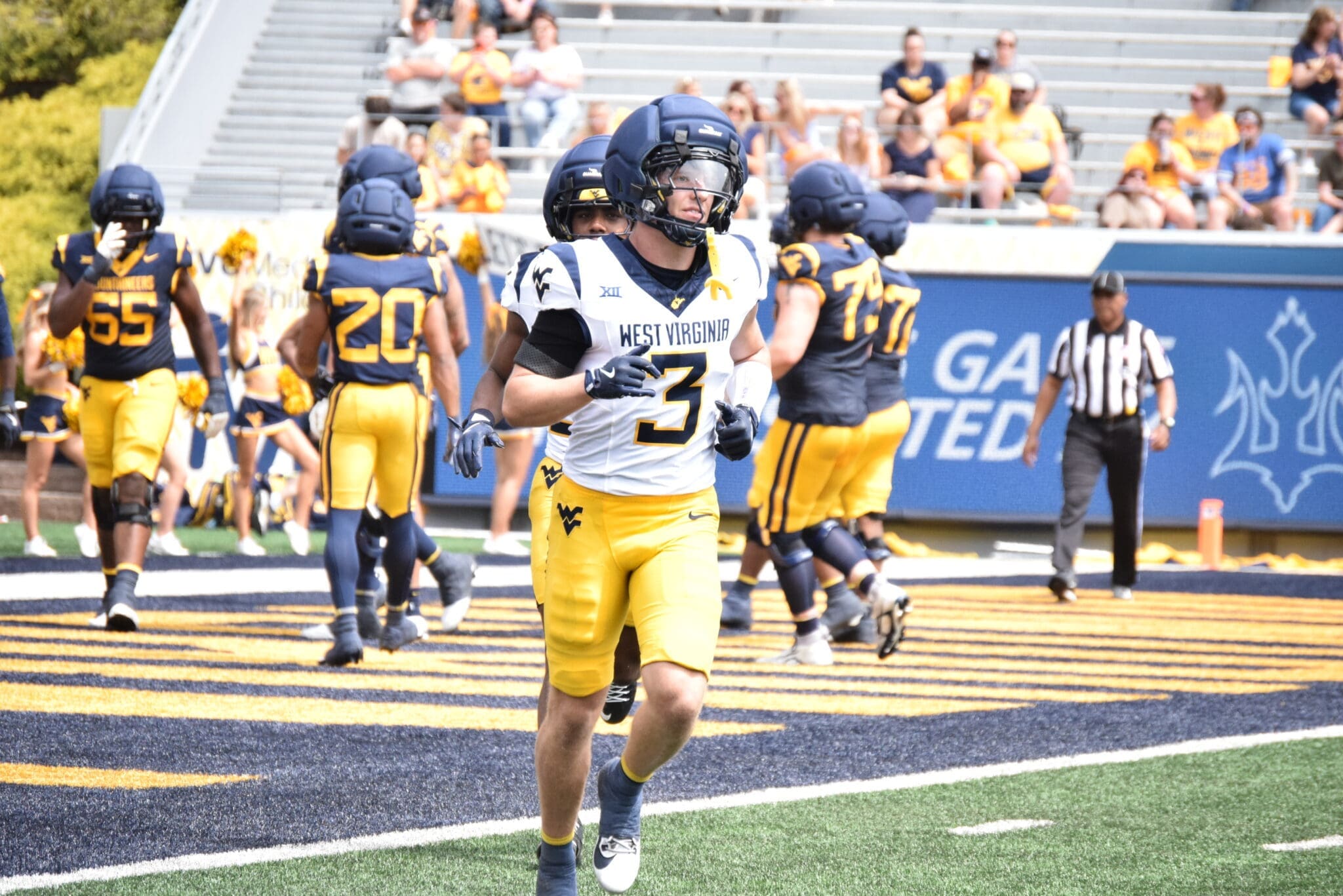 WVU Football Matt Sieg during spring scrimmage