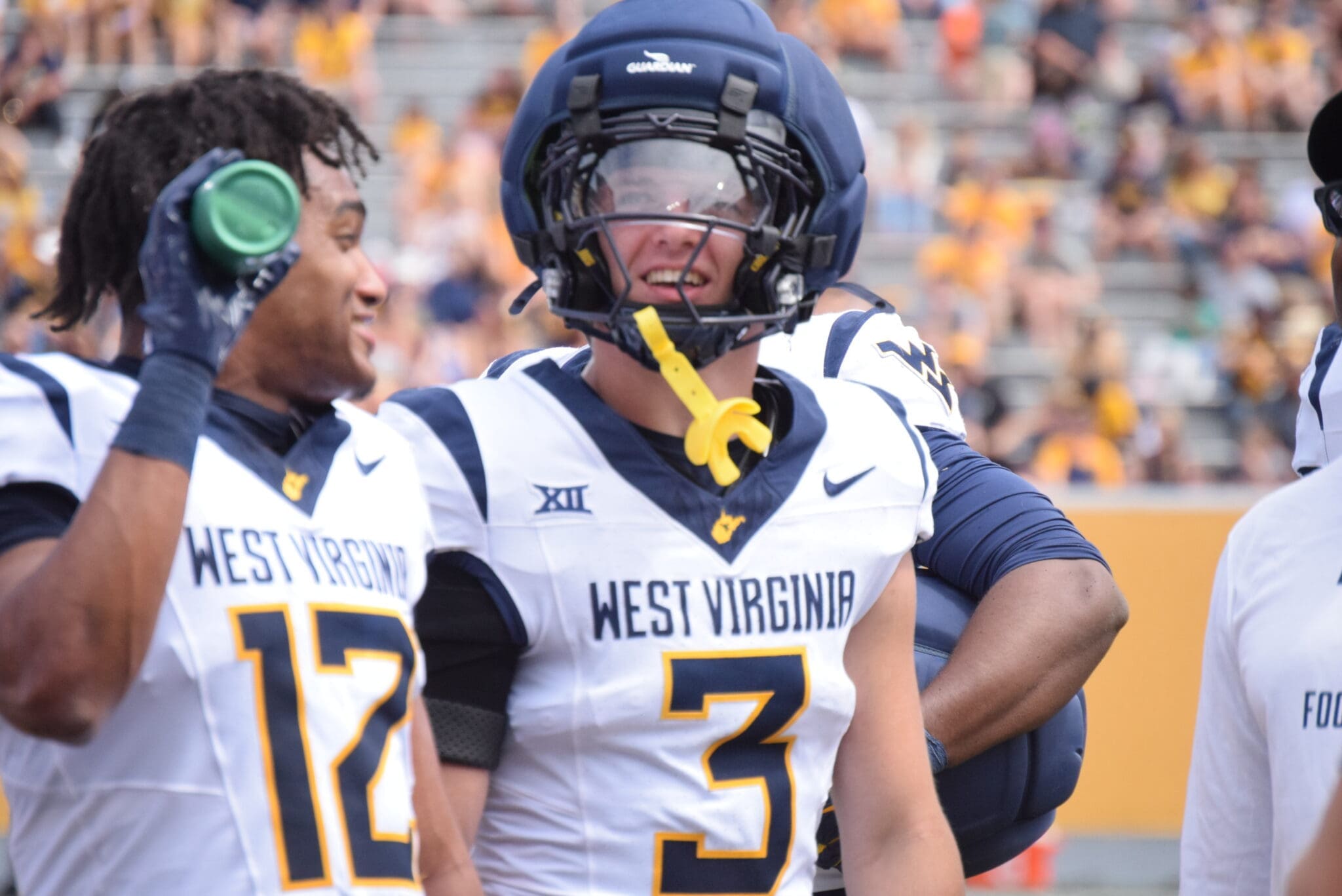 WVU Football Matt Sieg during spring scrimmage