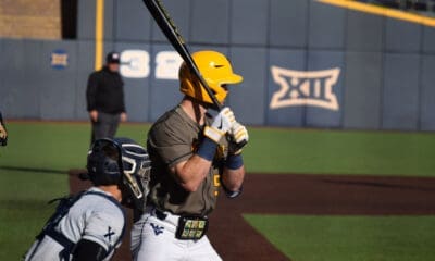 WVU Baseball right fielder/third baseman Caleb McNeely