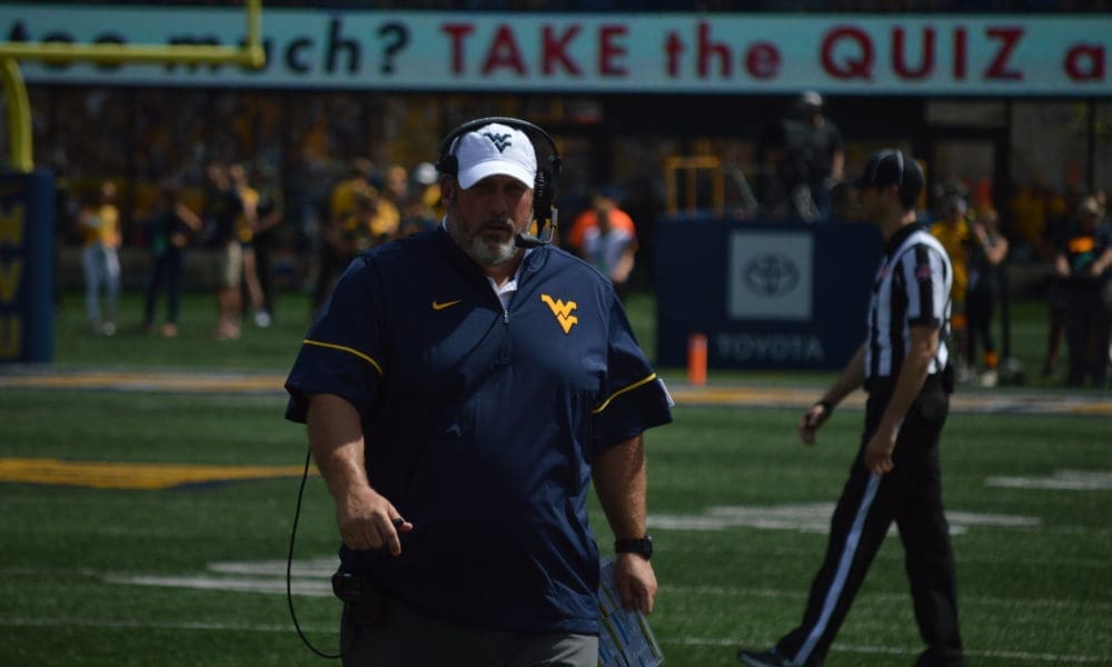 WVU OL coach Matt Moore