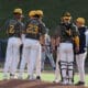 WVU Baseball mound visit