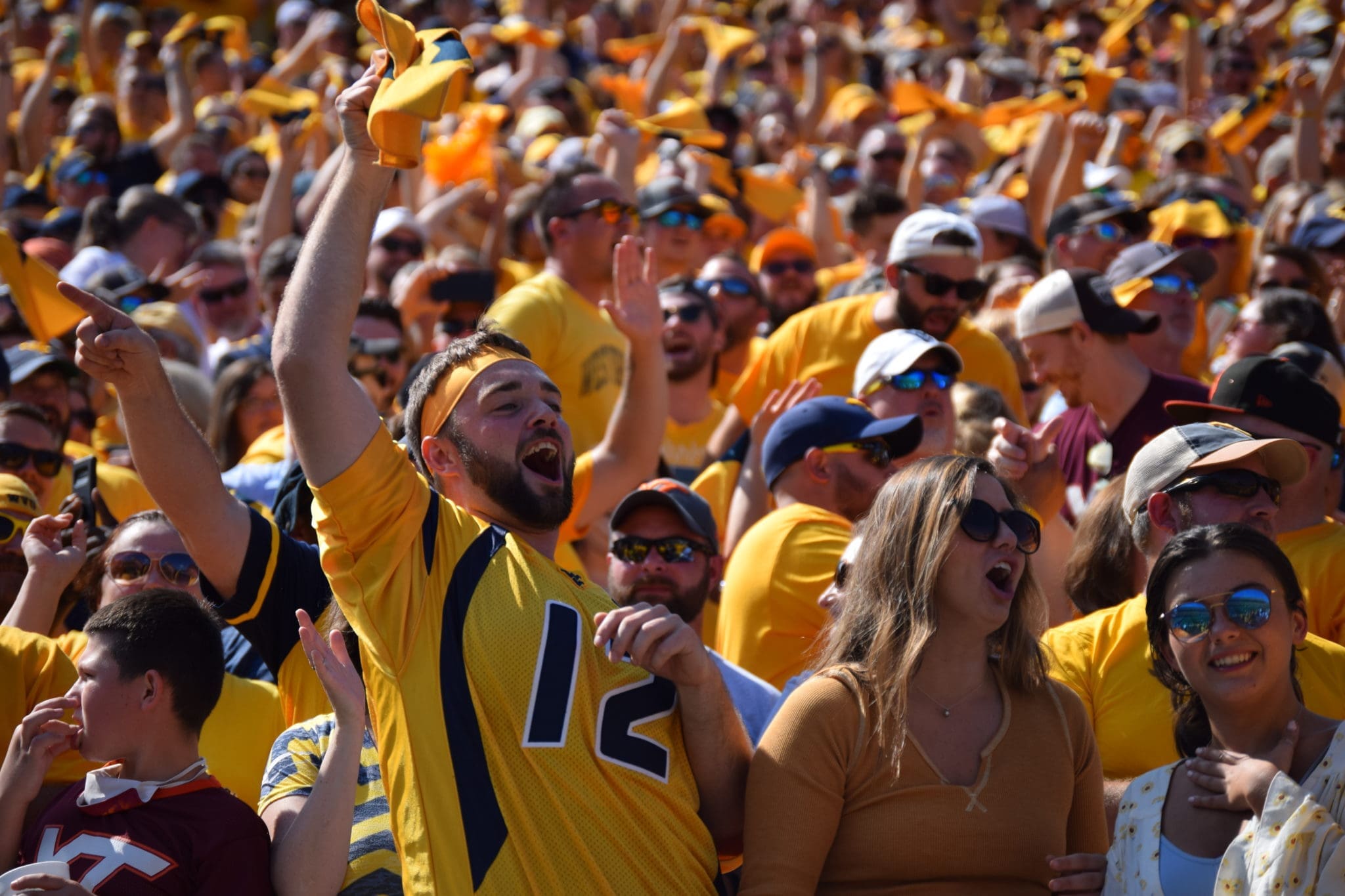 WVU football fans