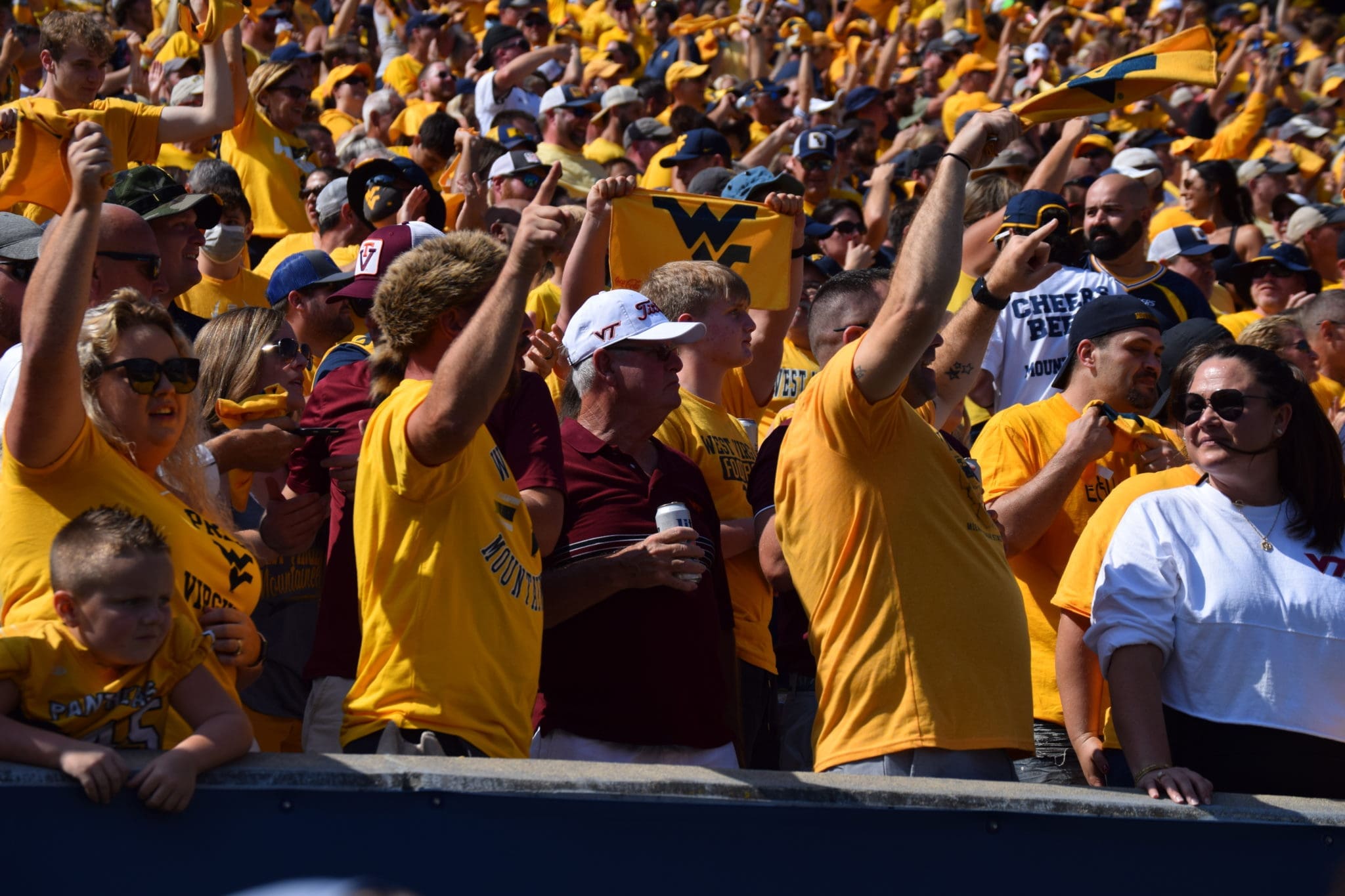 WVU football fans