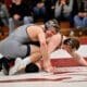 WVU wrestlers Peyton Hall