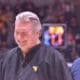 Bob Huggins smiling and Josh Eilert