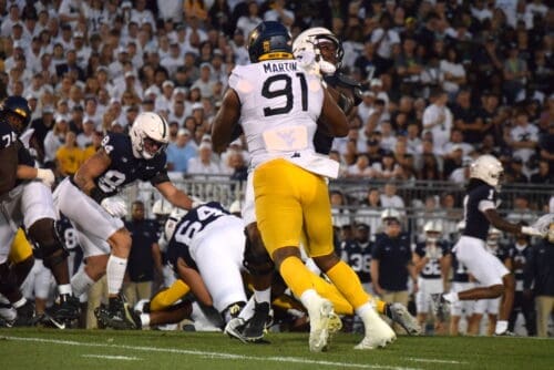 WVU Football DL Sean Martin