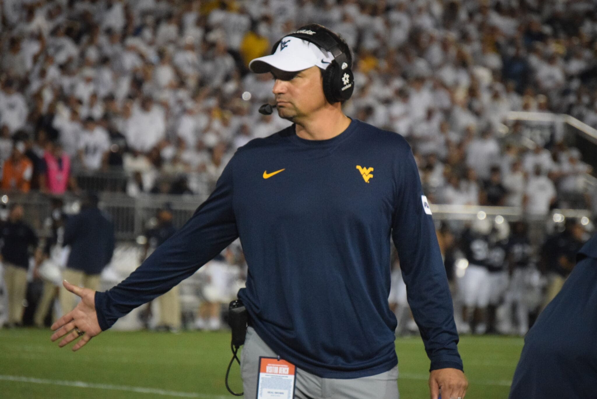 WVU Football HC Neal Brown at Penn State