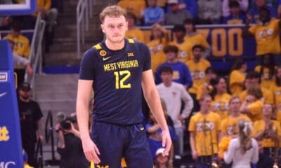 WVU Basketball Tucker DeVries at Pitt