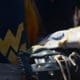WVU Baseball glove stock