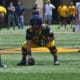 Zach Frazier at practice