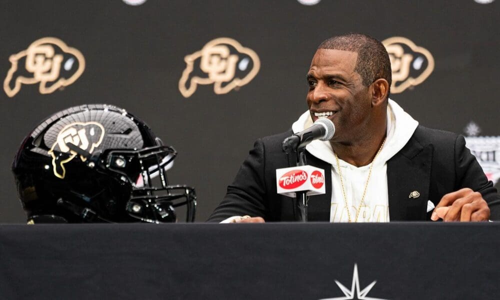 Colorado HC Deion Sanders at Big 12 Media Days