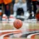 Big 12 basketball on court