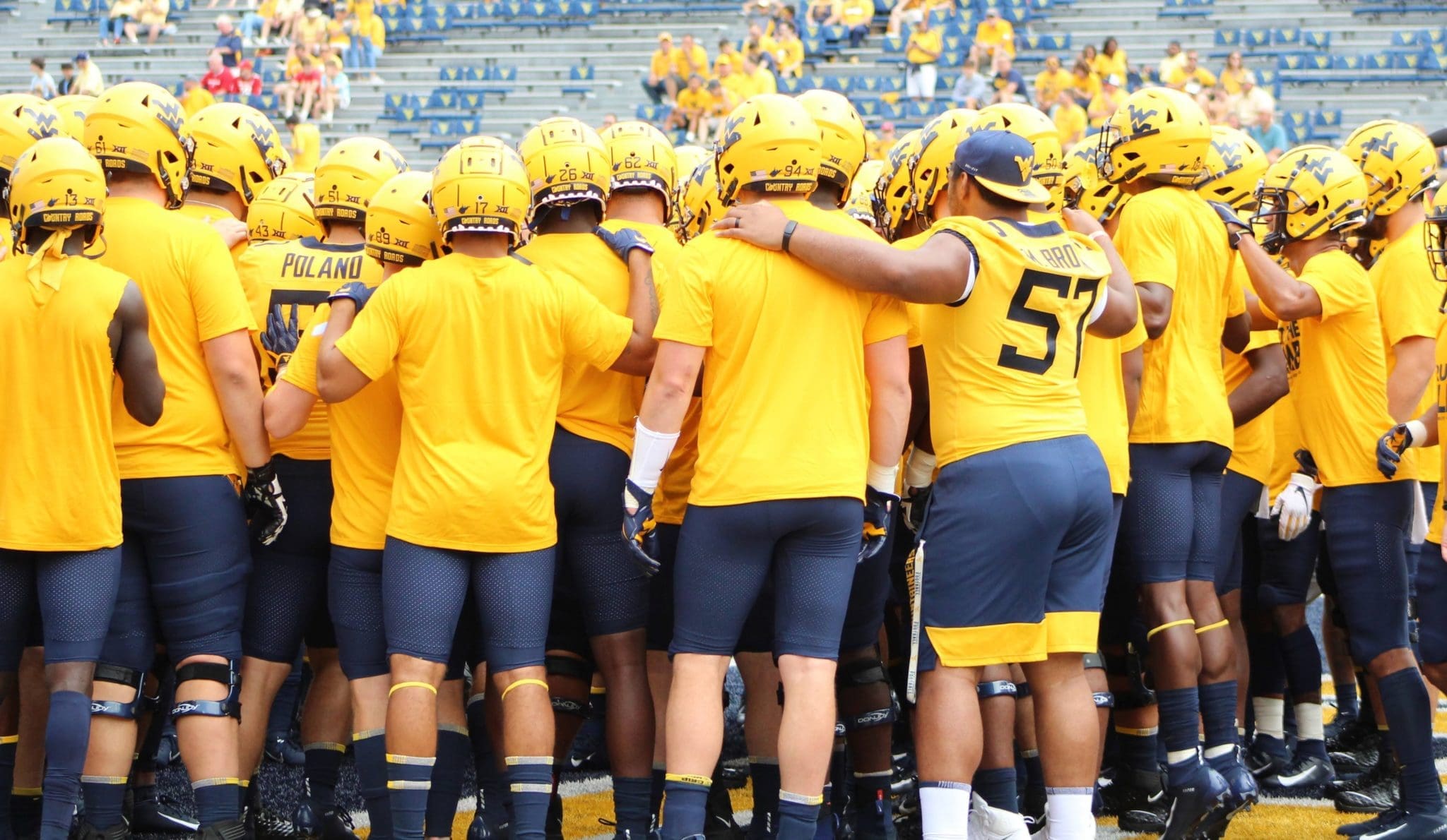 WVU football stock
