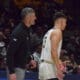 WVU Interim HC Josh Eilert and Kerr Kriisa