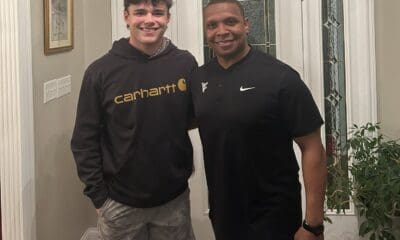 WVU Football RB recruit Evan Hampton and Chad Scott