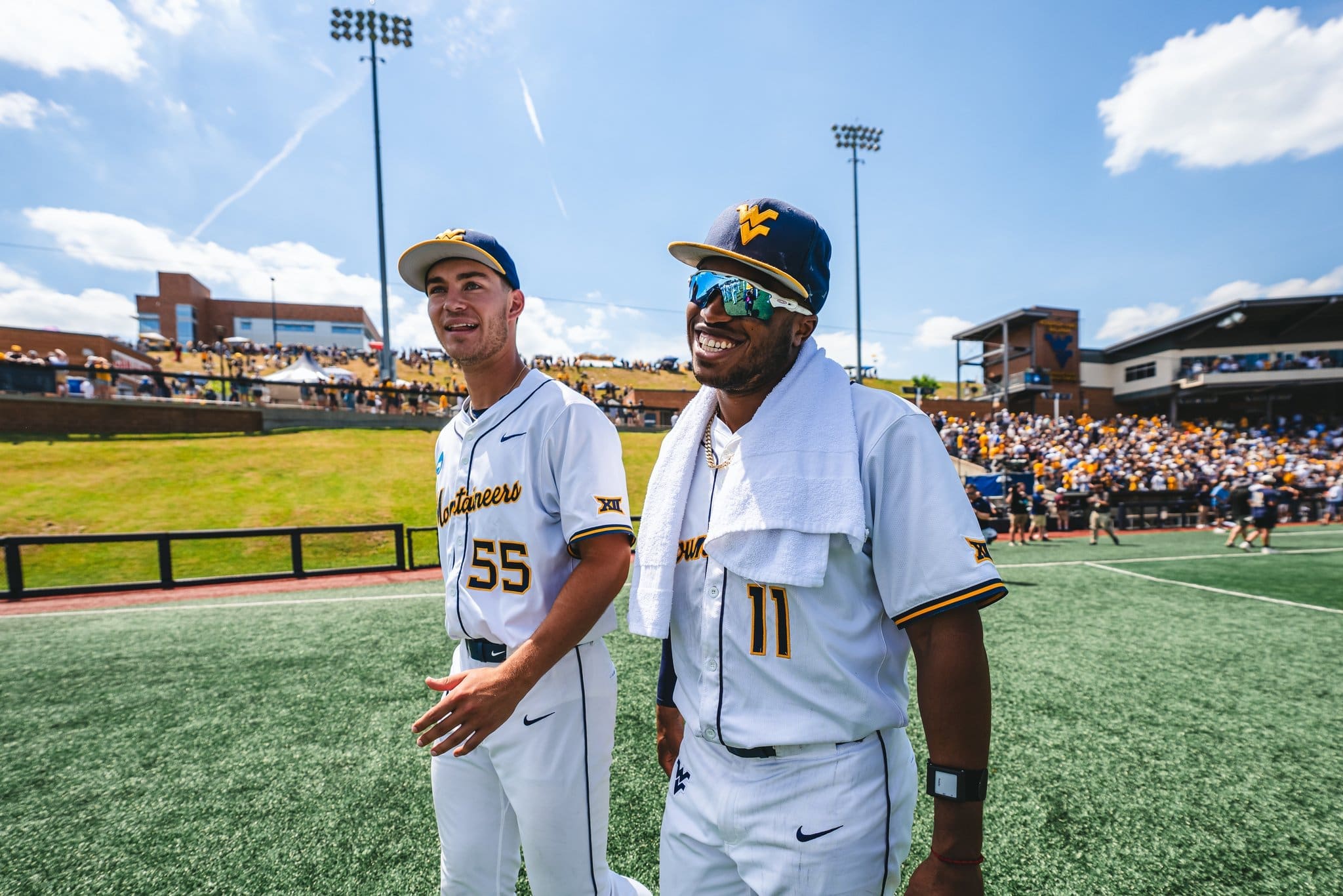 WVU Baseball Sean Smith smiling