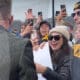 Pat McAfee with WVU fans at GameDay