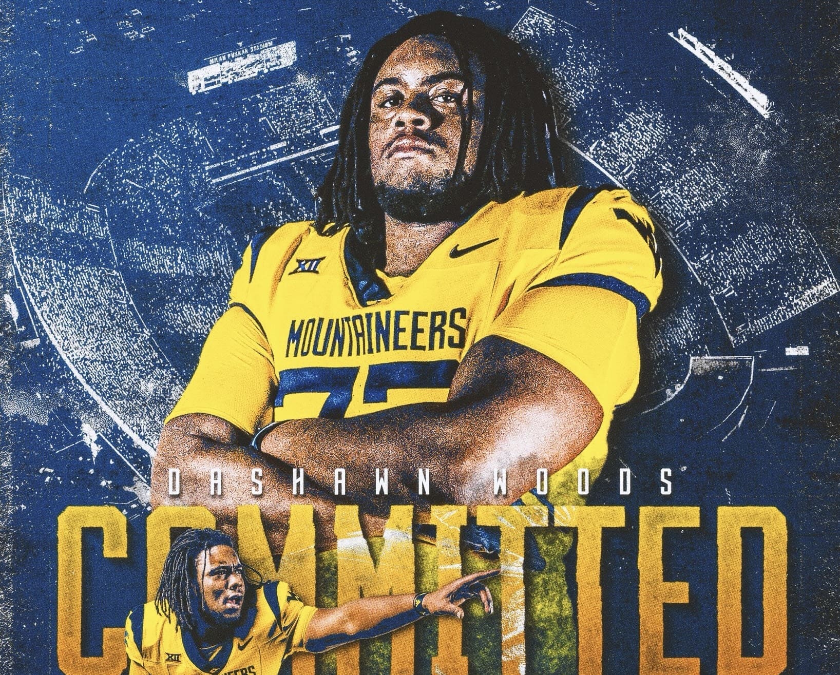 WVU Football OL Deshawn Woods