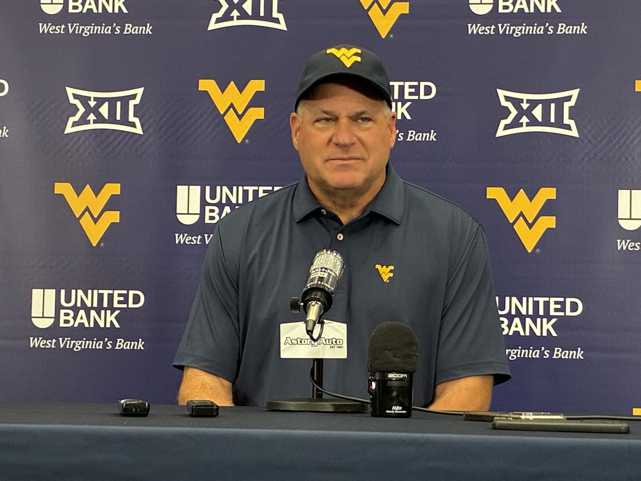 WVU Football HC Rich Rodriguez