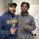 WVU Football LB recruit Minikon Johnson with Rod West