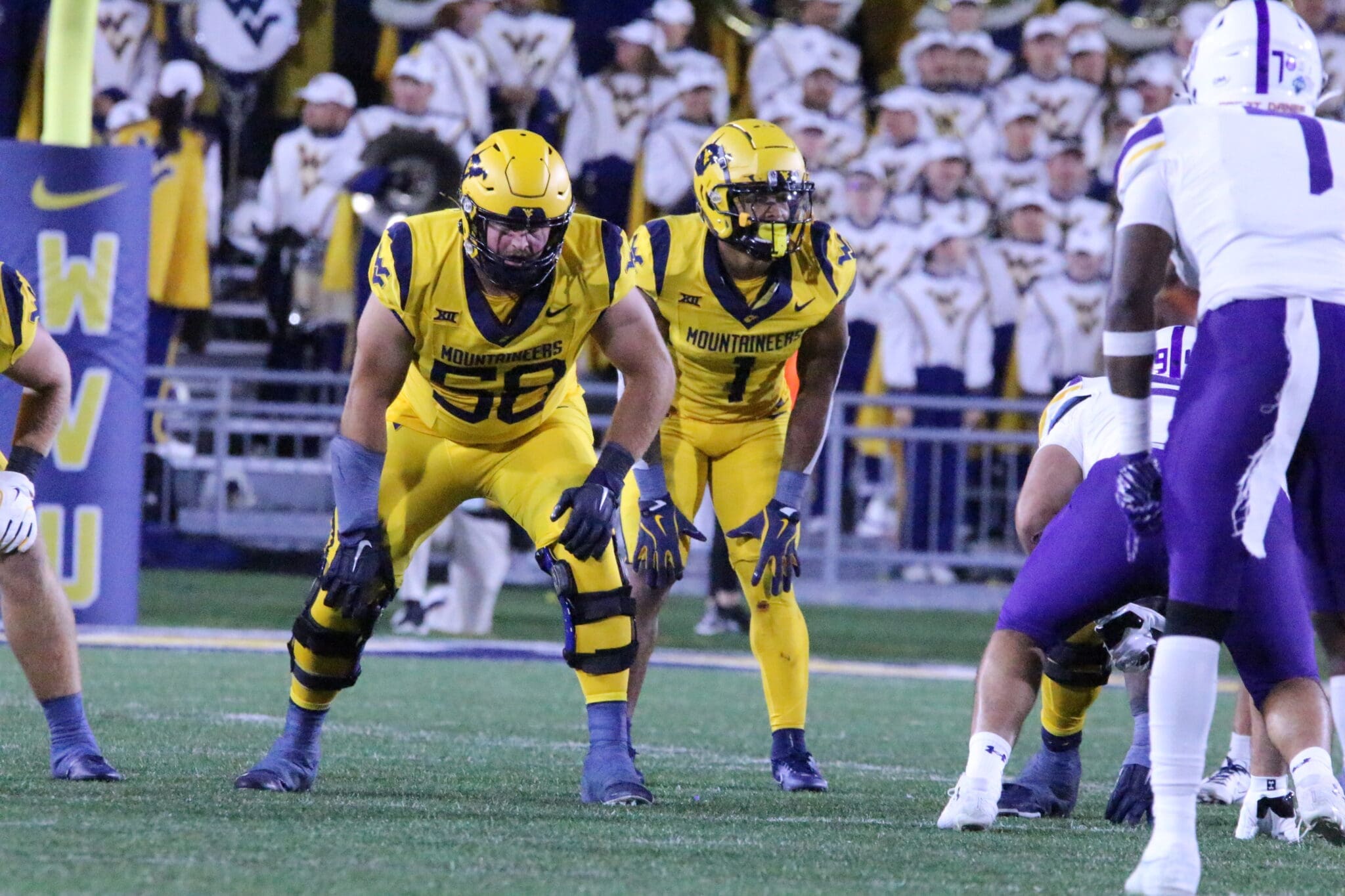 WVU Football Offensive Lineman Nick Malone