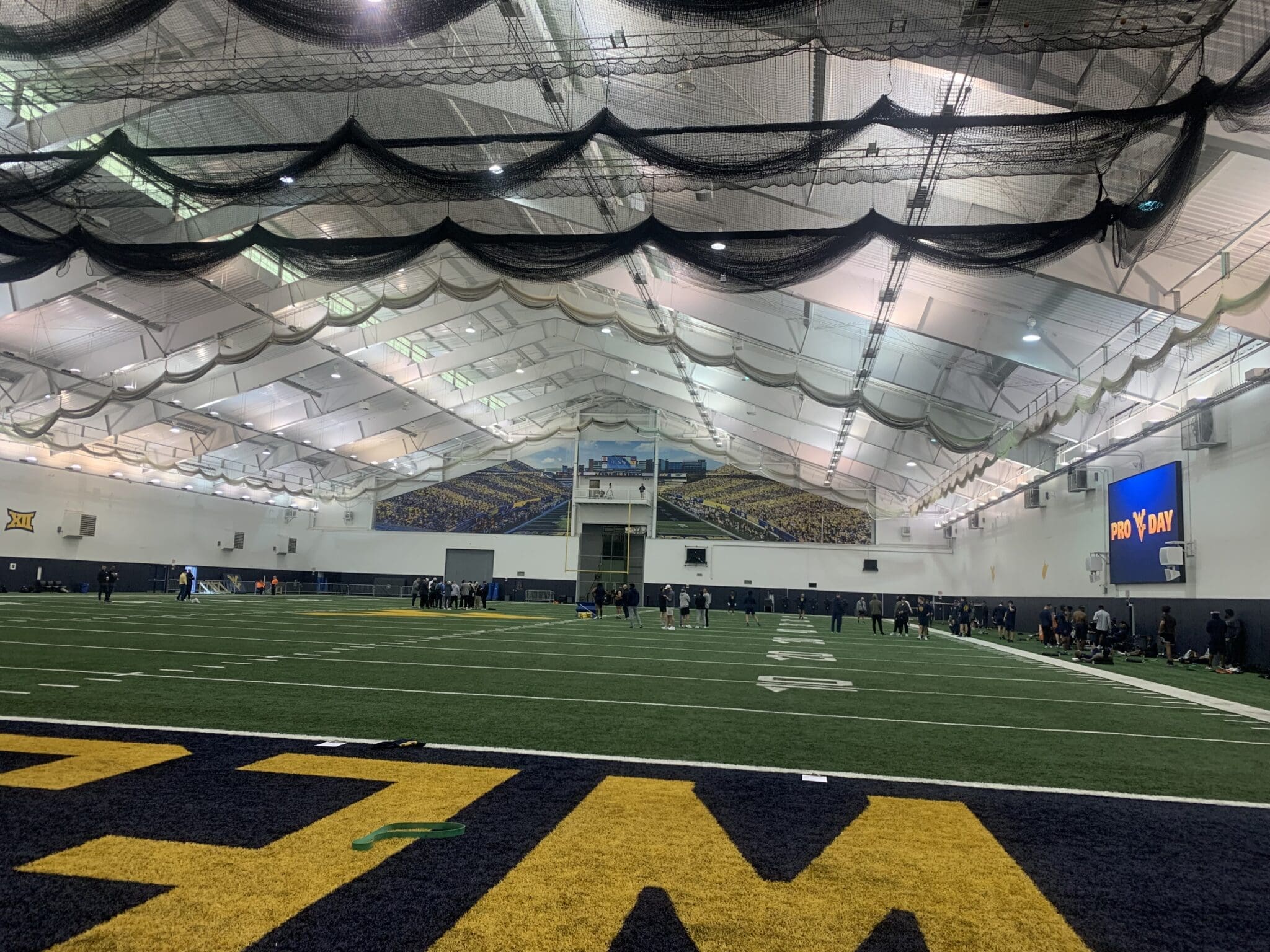 WVU Football Indoor Facility stock