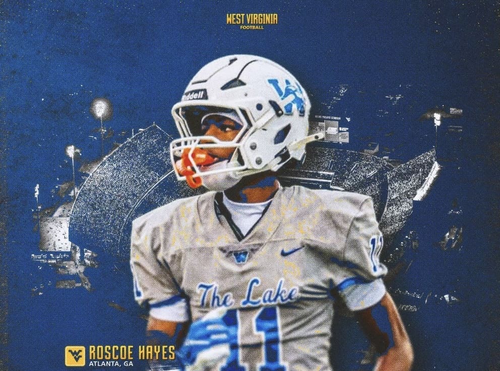 WVU Football WR Roscoe Hayes