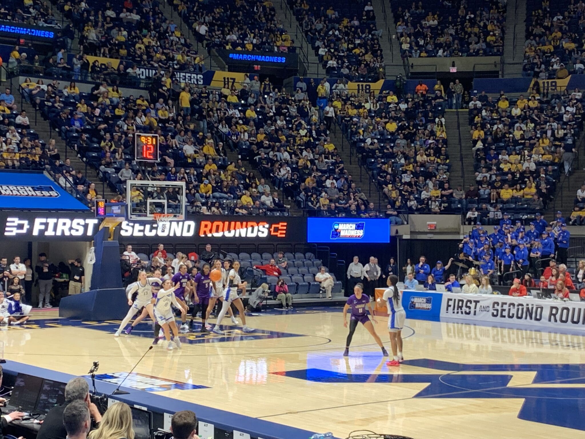 Kentucky beats JMI at WVU in Women's NCAA Tournament