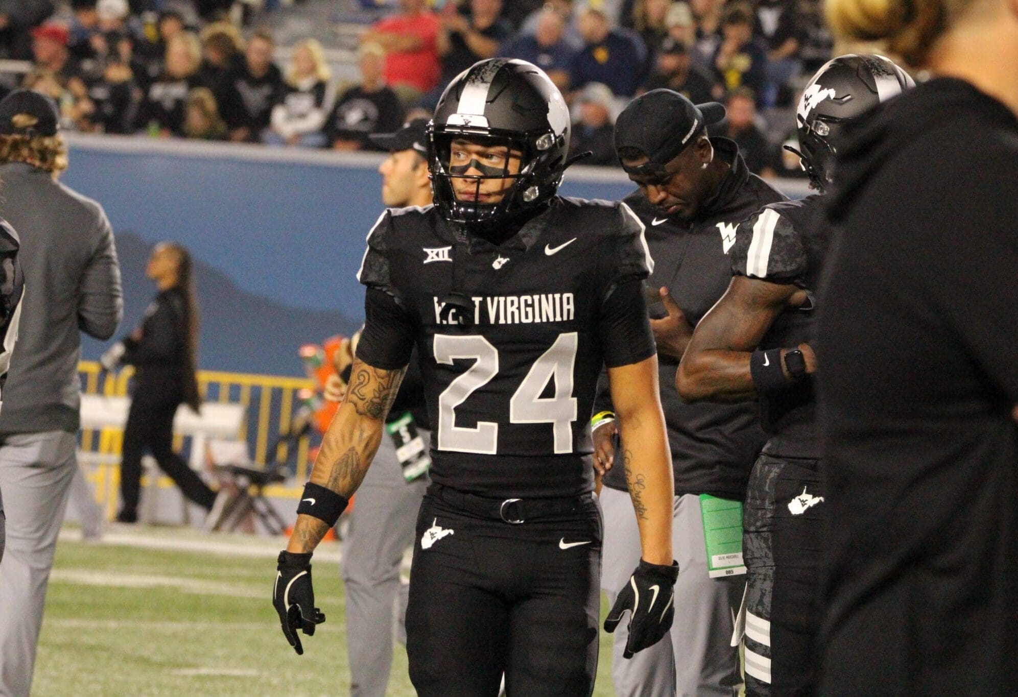 WVU Football Rodney Gallagher Coal Rush uniform