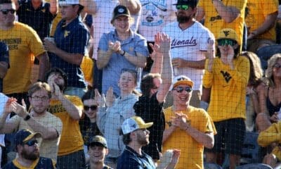 WVU Baseball fans at Morgantown Regional