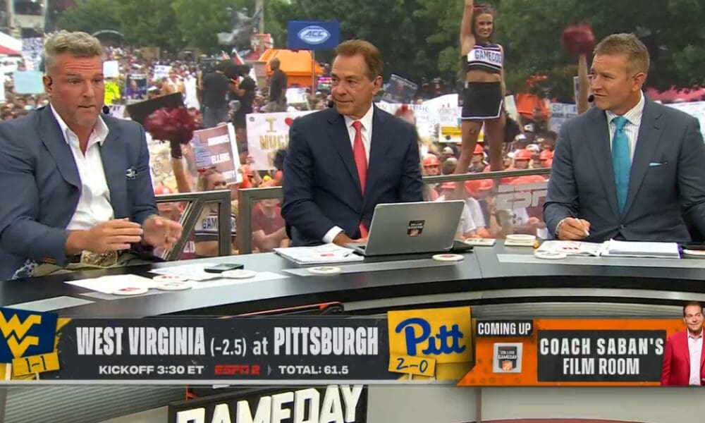 Pat McAfee Nick Saban