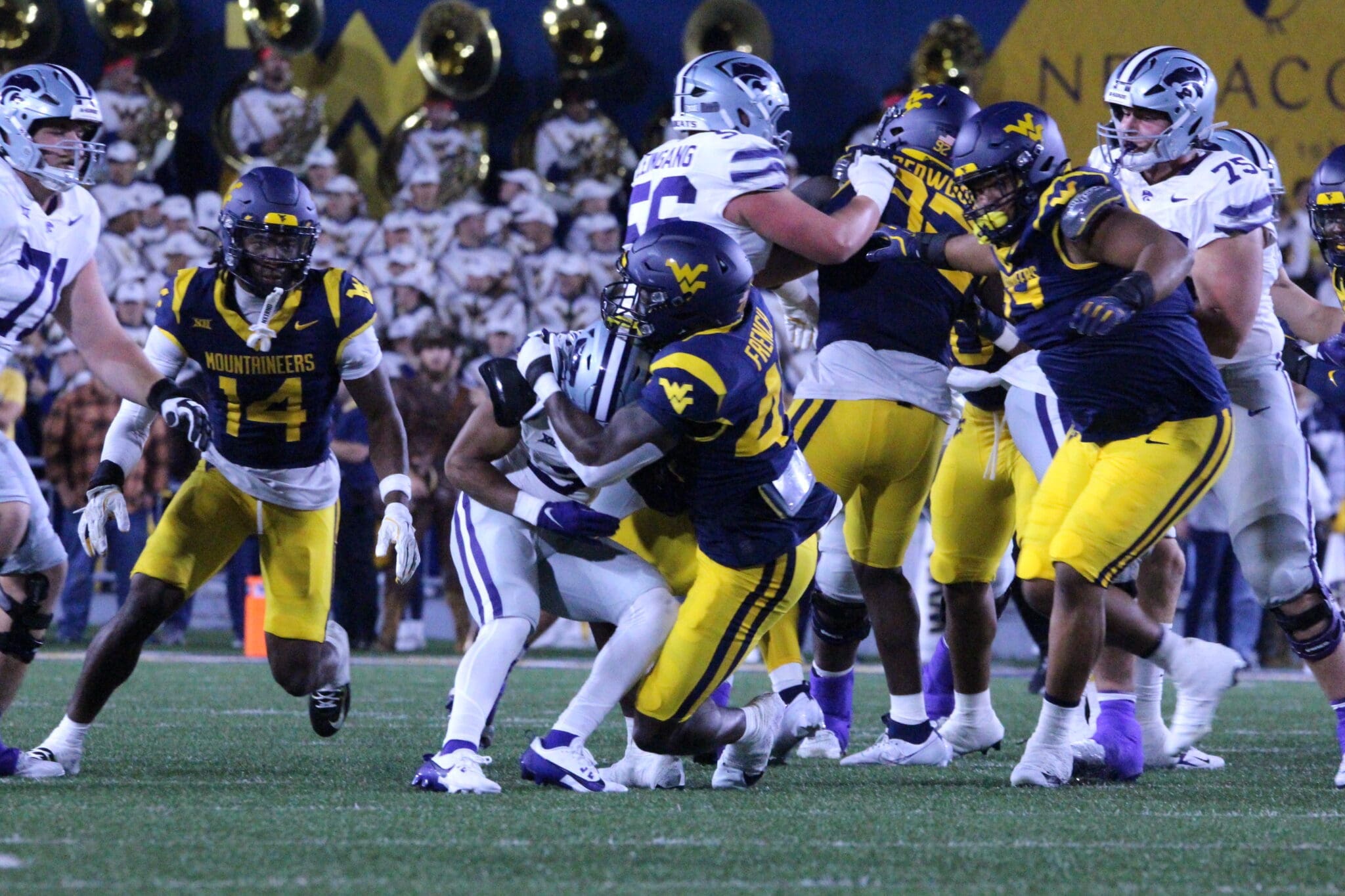 WVU Football defense against Kansas State