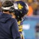 WVU Football HC Neal Brown and Garrett Greene