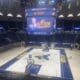 WVU Basketball Interim HC Josh Eilert graphic at WVU Coliseum