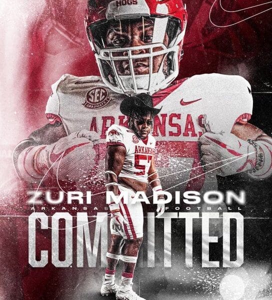 Arkansas OL Zuri Madison