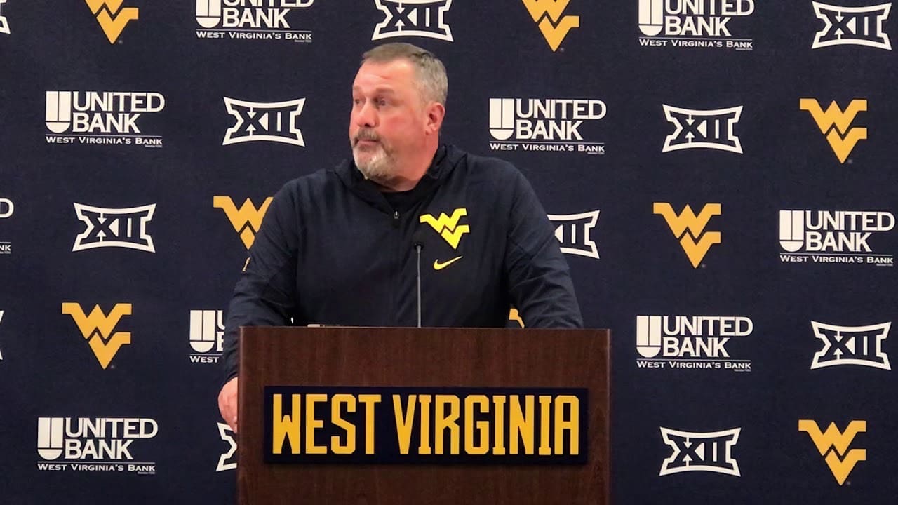 WVU OL coach Matt Moore