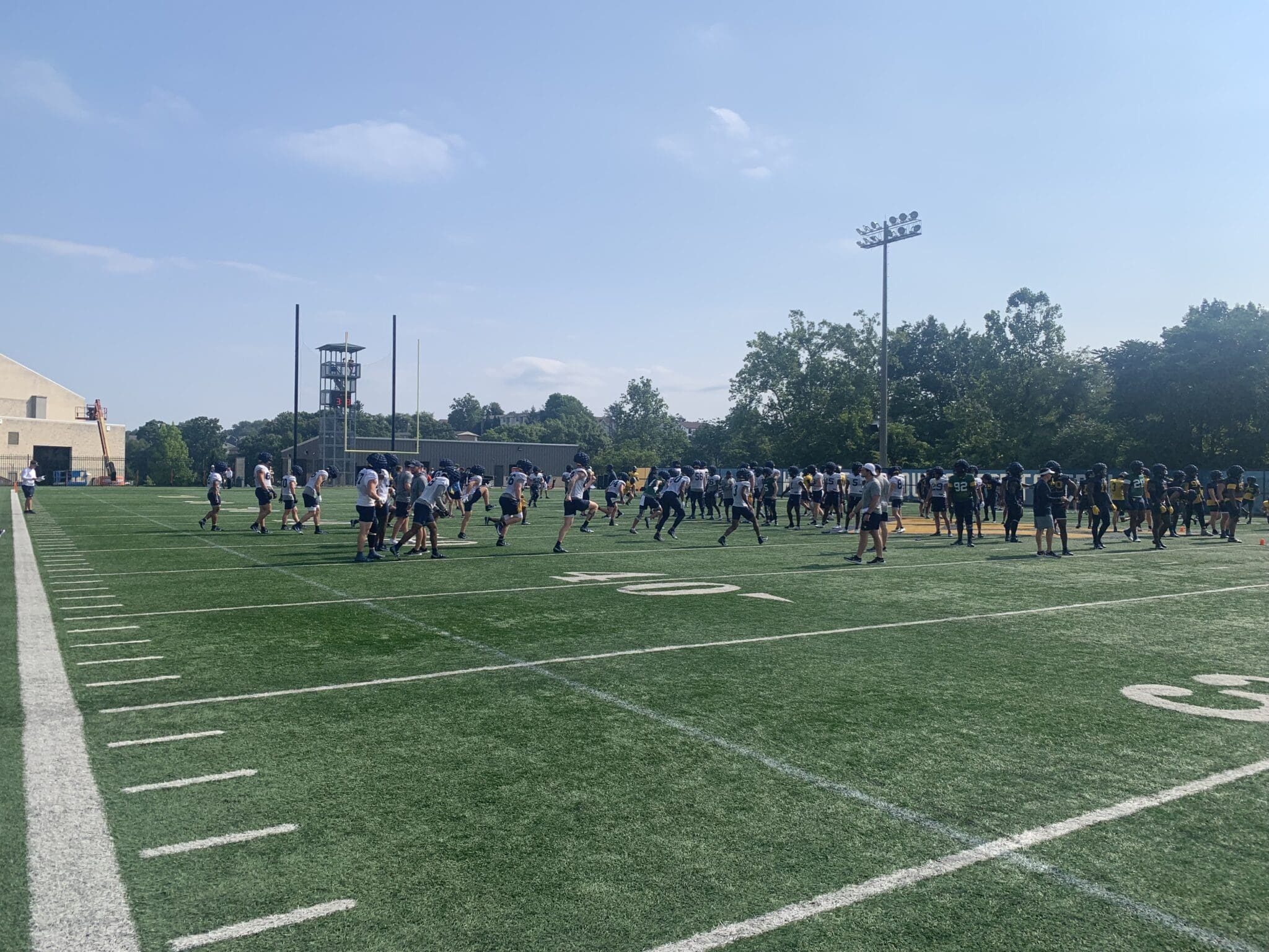 WVU Football practice field