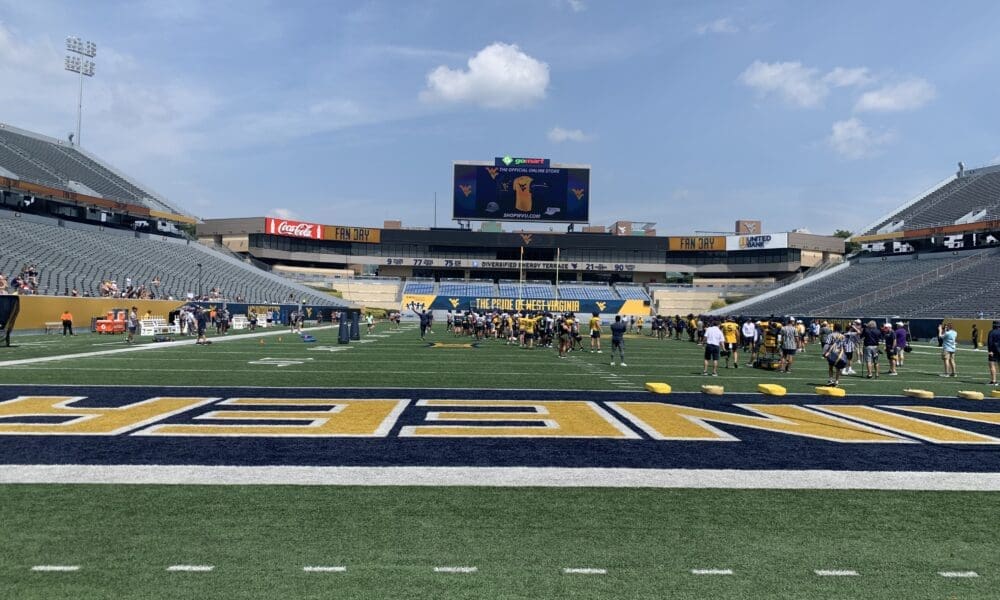WVU Football Mountaineer Feld at Milan Puskar Stadium