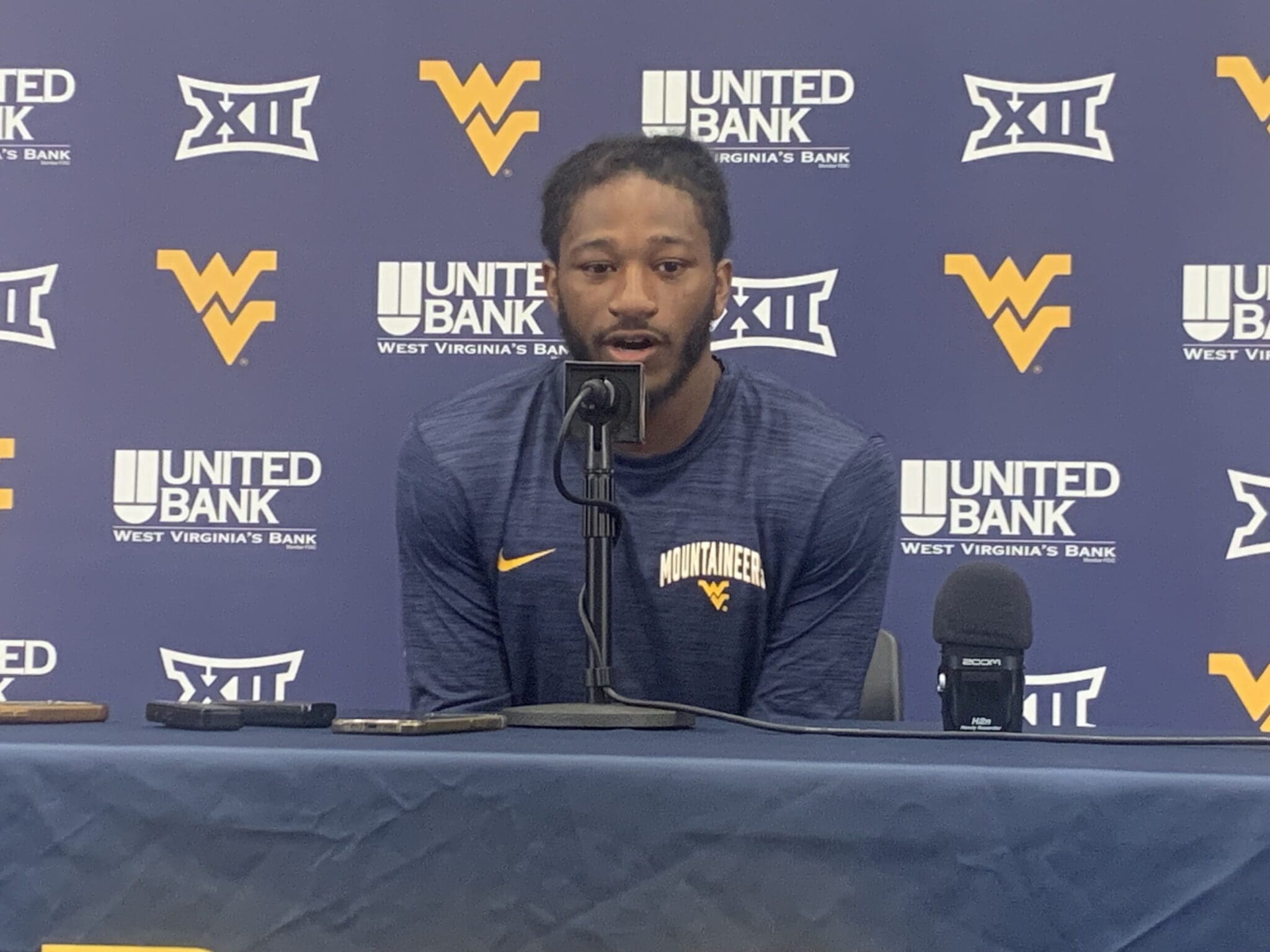 WVU Football DB Beanie Bishop