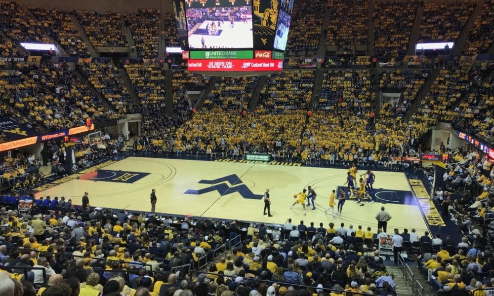 WVU basketball Coliseum stock