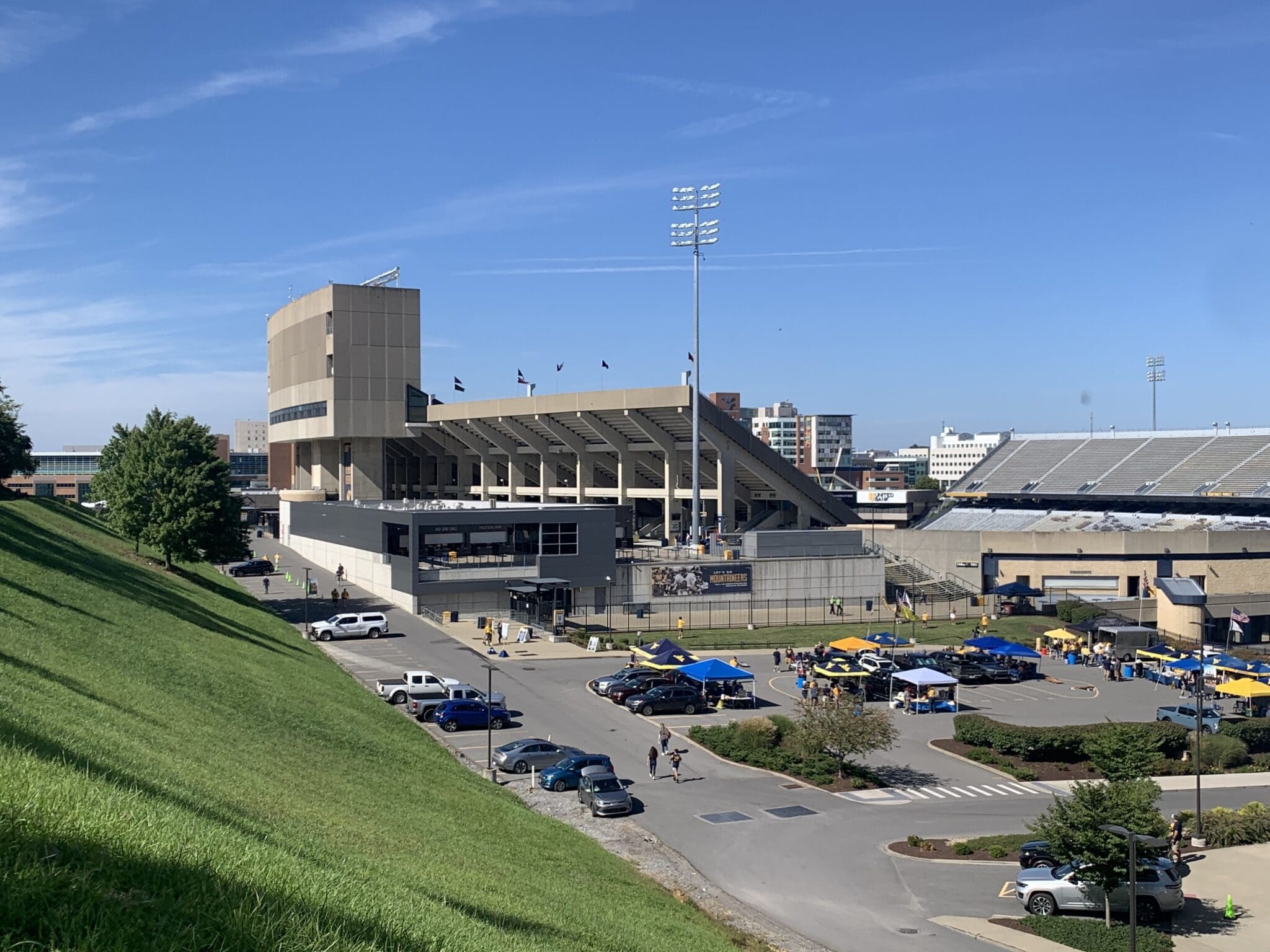 WVU Football stadium stock