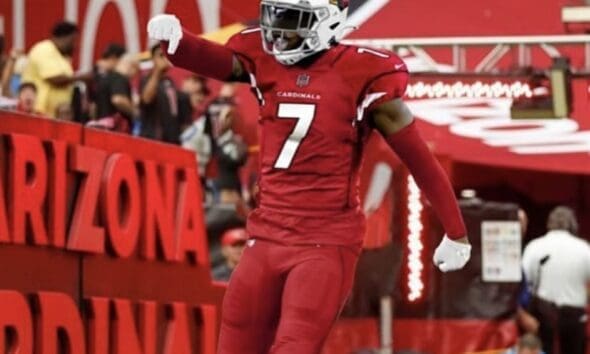 Kyzir White with Cardinals