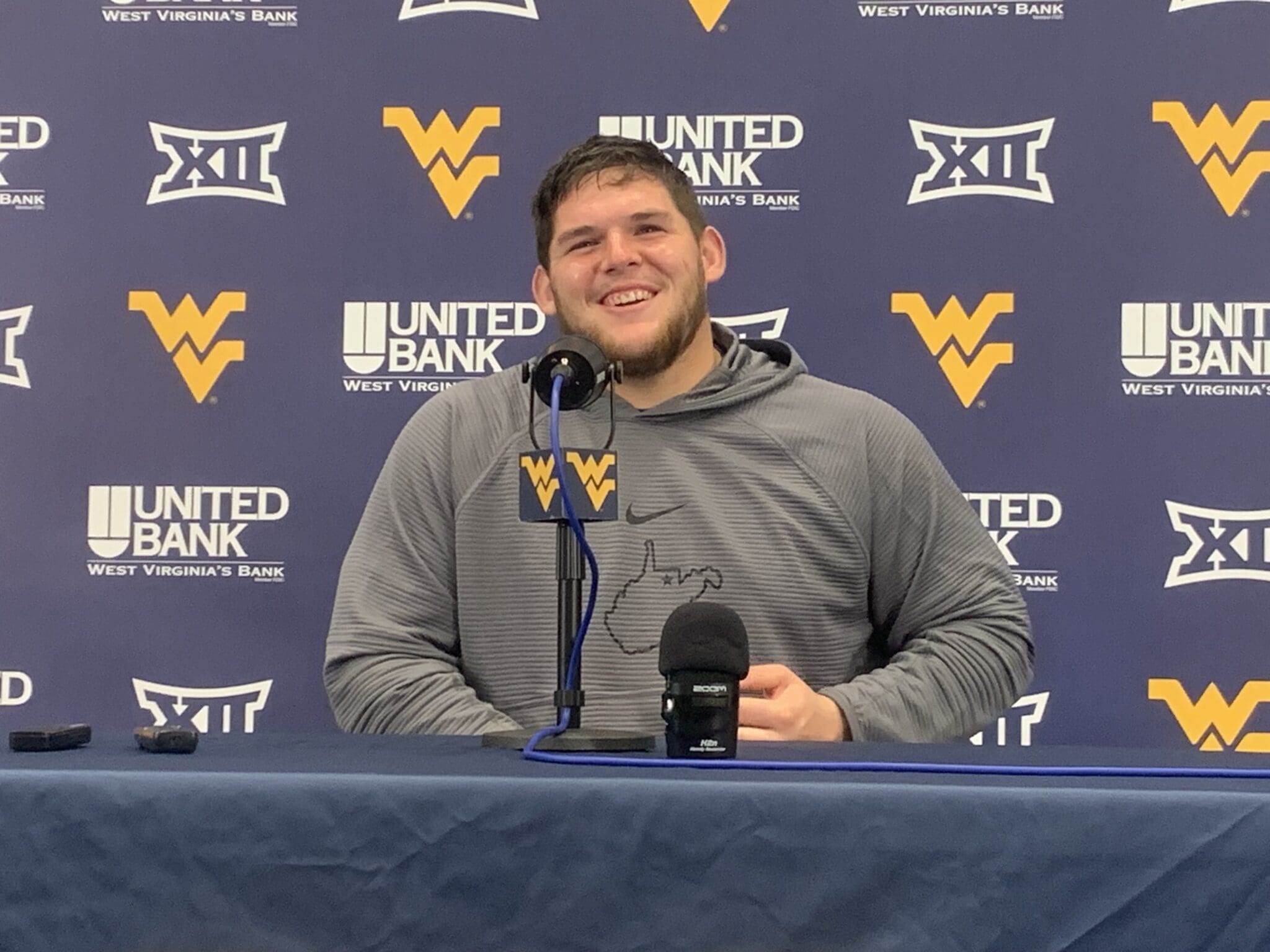 WVU Football Center Zach Frazier