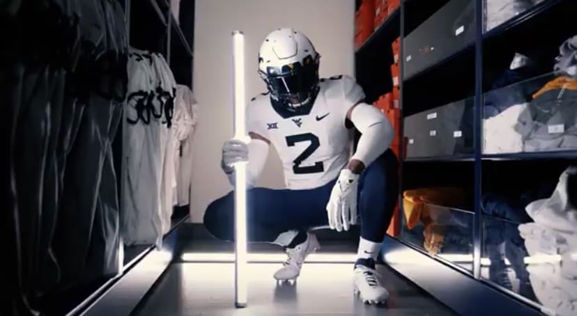 WVU Football white uniforms