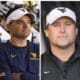 Neal Brown and Dana Holgorsen both with WVU