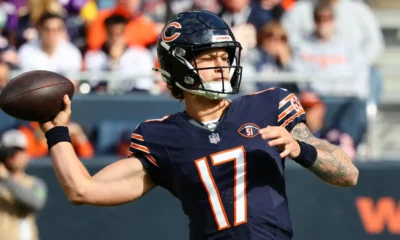 Tyson Bagent with Bears