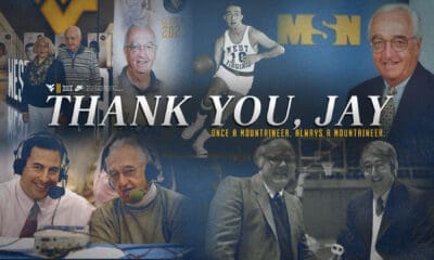 WVU graphic of Jay Jacobs