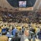 WVU Fans celebrate Kansas win