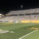 Big 12 logo at Milan Puskar Stadium stock